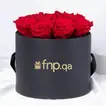 Heartfelt Blossoms | Luxurious 12 Pink Forever Roses in Elegant Black Box - Pink