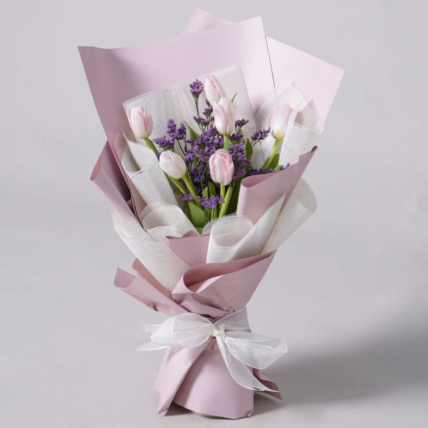 Pastel Pretty Blooms Bouquet - A Serene Floral Masterpiece