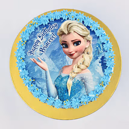 Elsa Enchantment Chocolate Cake - Perfect for Princess Birthdays