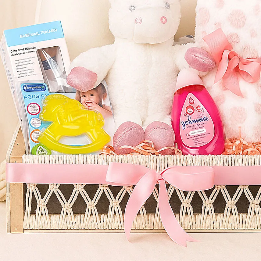 Baby Girl Unicorn Gift Basket