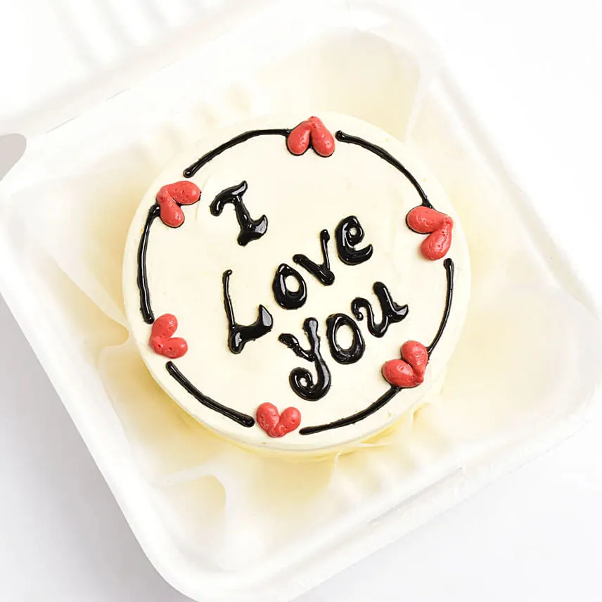 I Love You Bento Cake