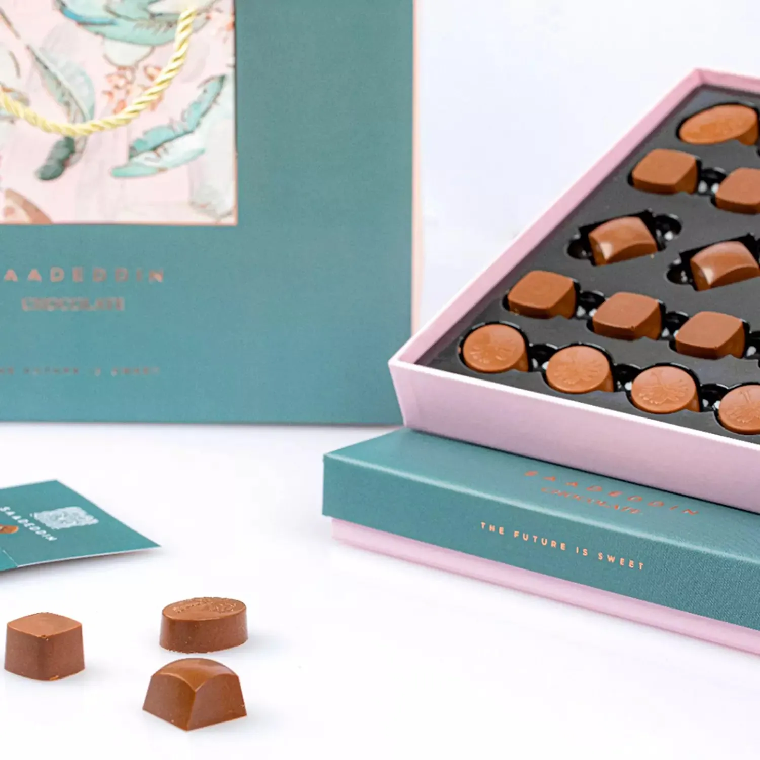 Lilac Chocolate Box From Saadeddin