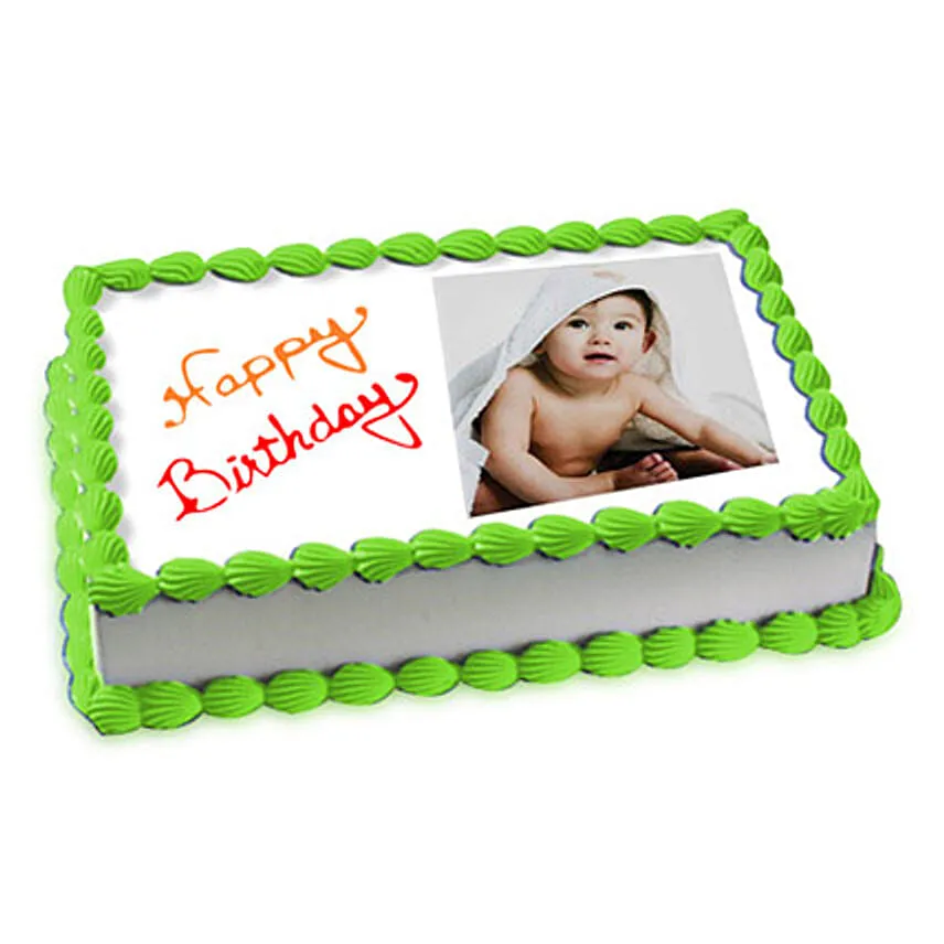 Welcoming Photo Cake 1 Kg Black Forest Cake