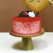 Luxurious Birthday Surprise: Red Roses, Velvety Cake & Golden Chocolates