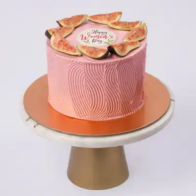 Elegant Women’s Day Celebration Cake - 1 Kg - Chocolate