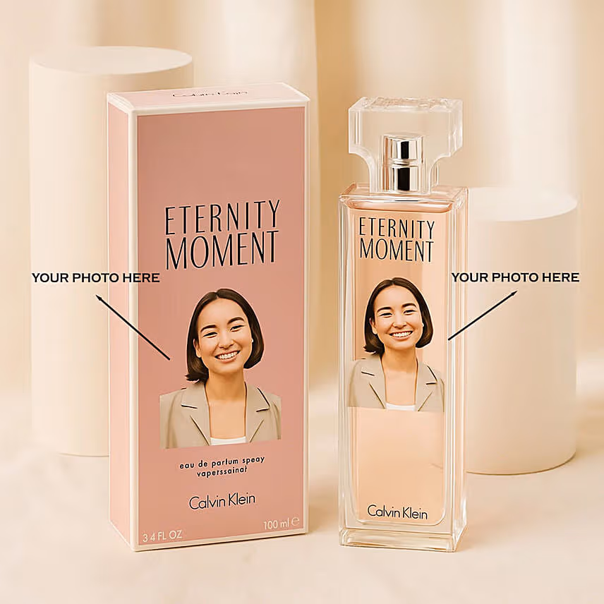 Personalised Calvin Klein Eternity Moment Perfume for her