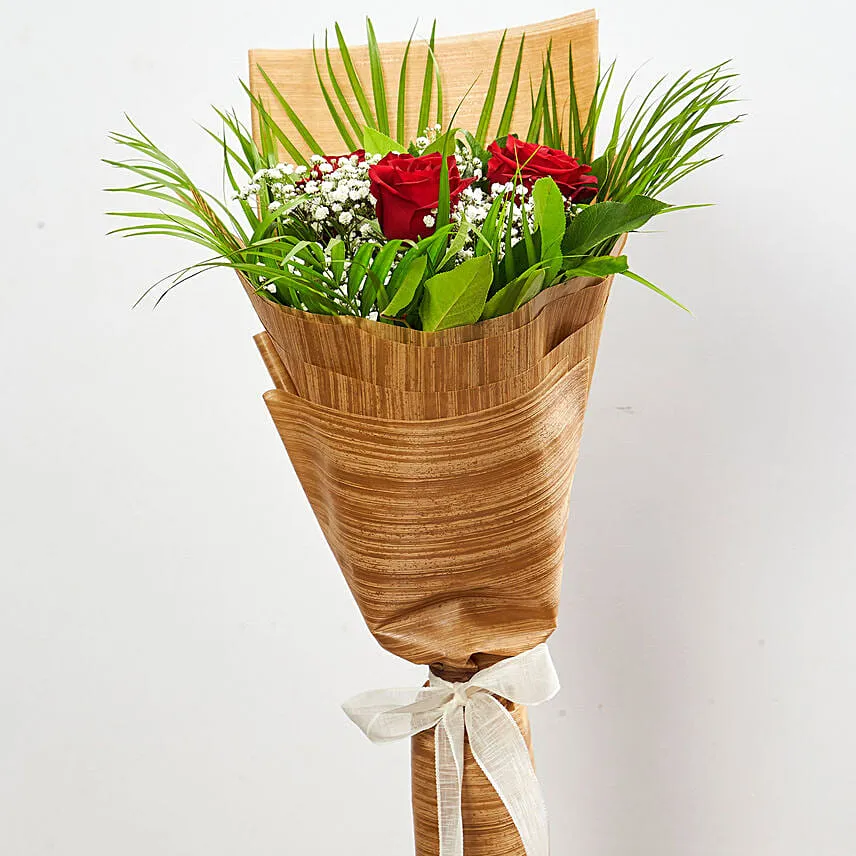 Magnificent Red Rose Bouquet
