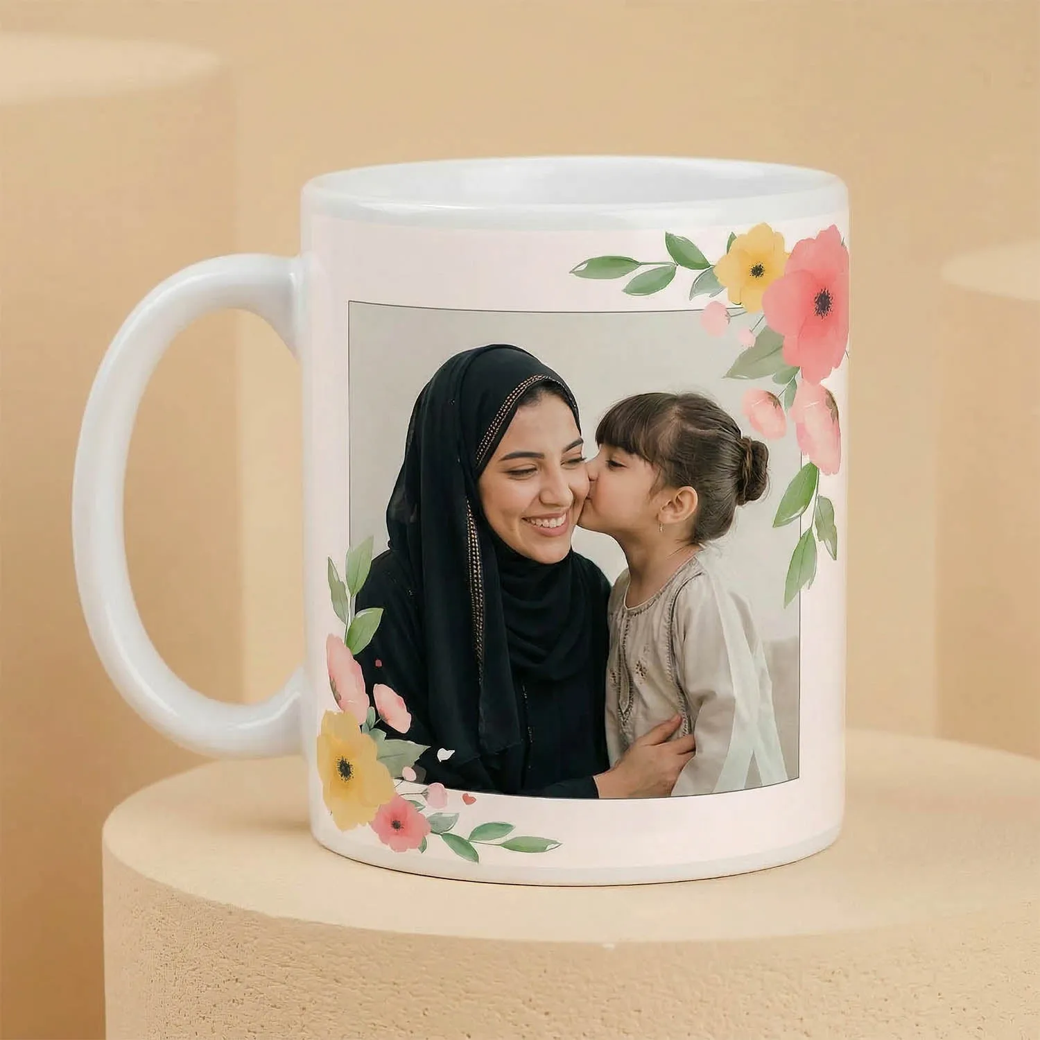 لحظات مع أمي | طقم هدايا مخدة و كوب
