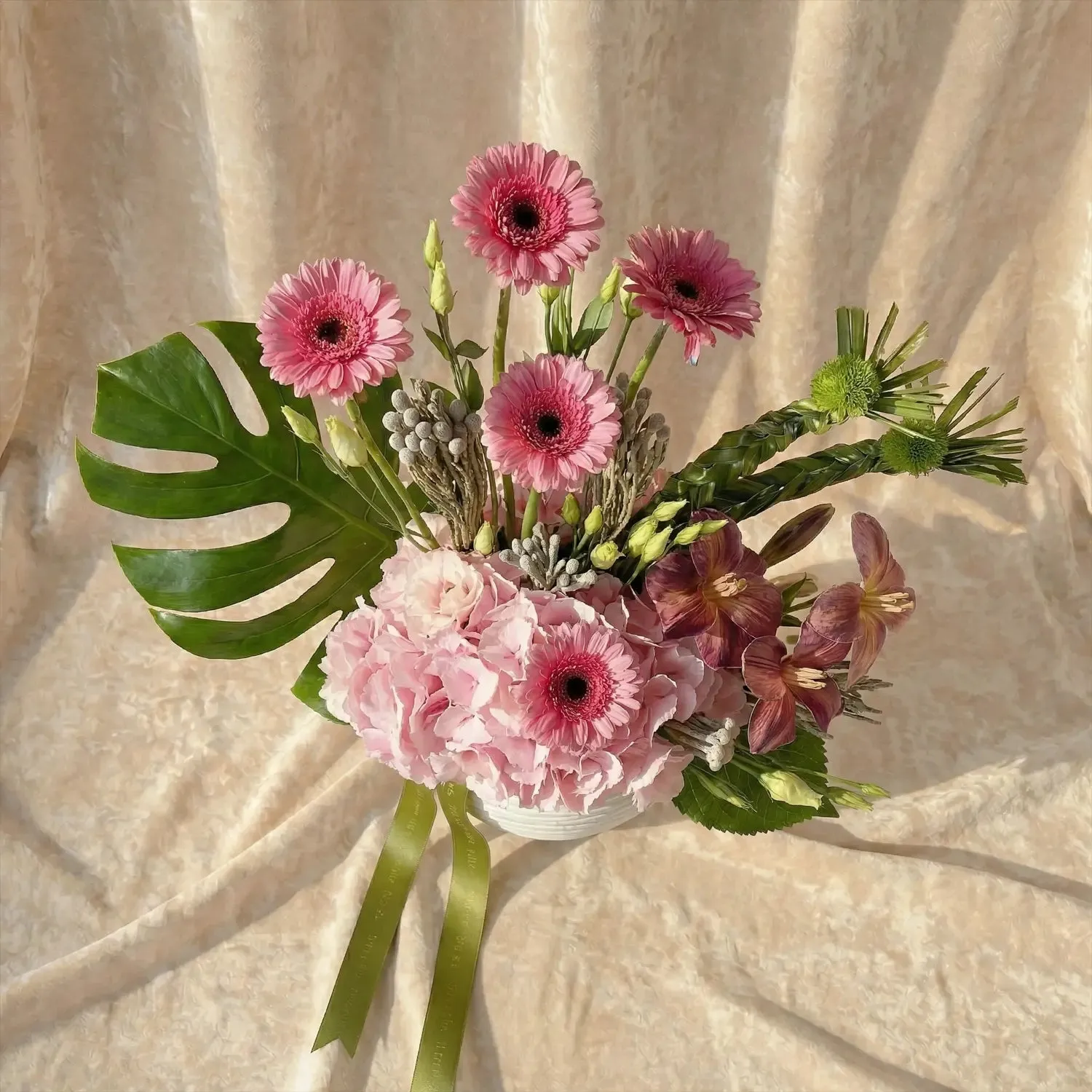 Exquisite Pink Paradise Floral Arrangement
