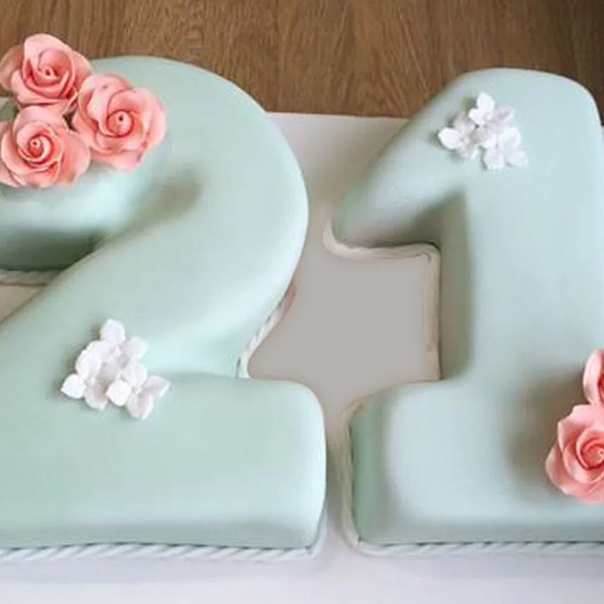 Number 21 Designer Chocolate Cake