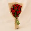 Ashiqua | Red Roses Flower Bouquet - With Cake 