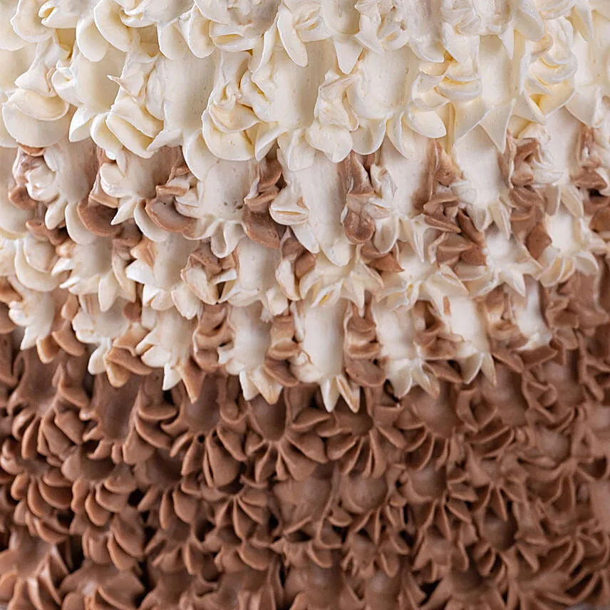 Swirly Chocolate Cream Cake Half Kg
