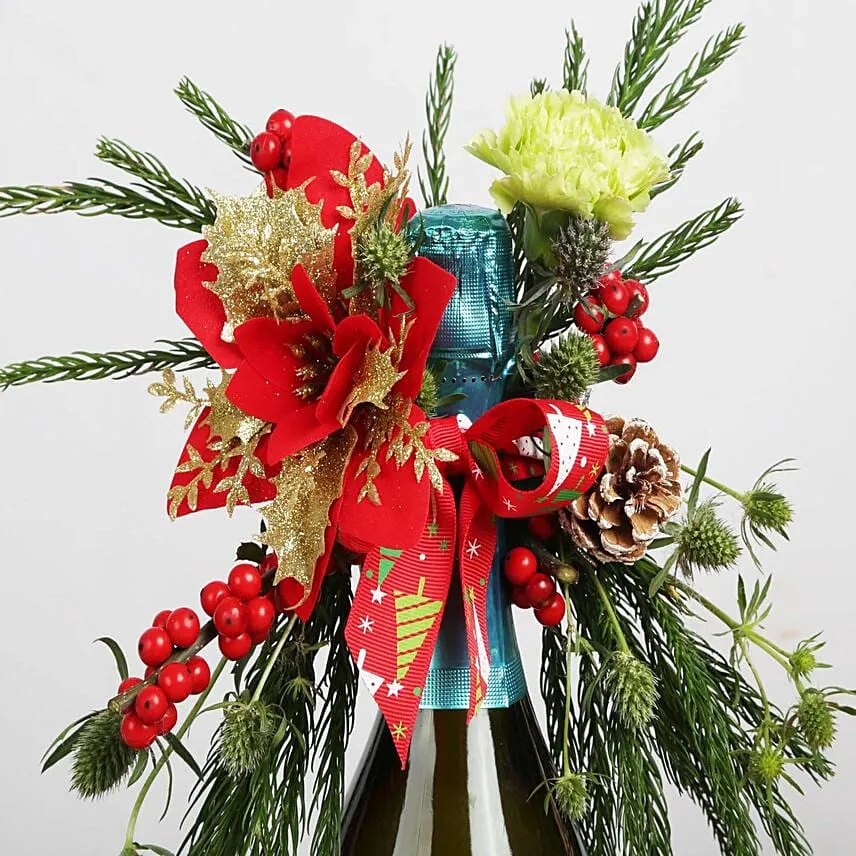Processo with Christmas Flowers