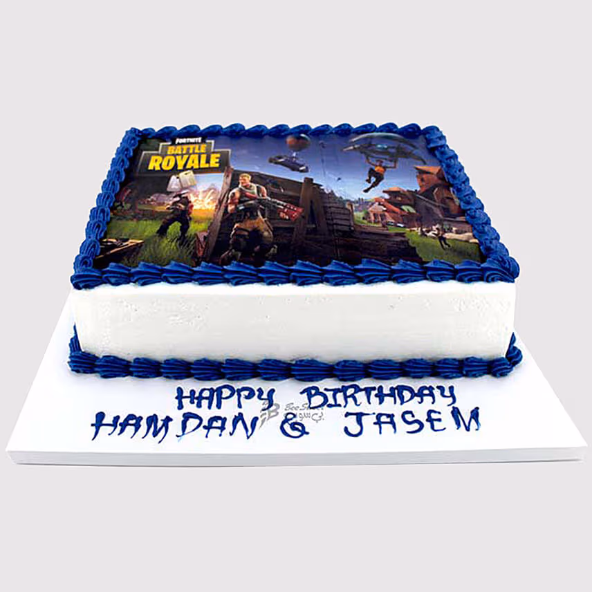 Fortnite Battle Photo Cake