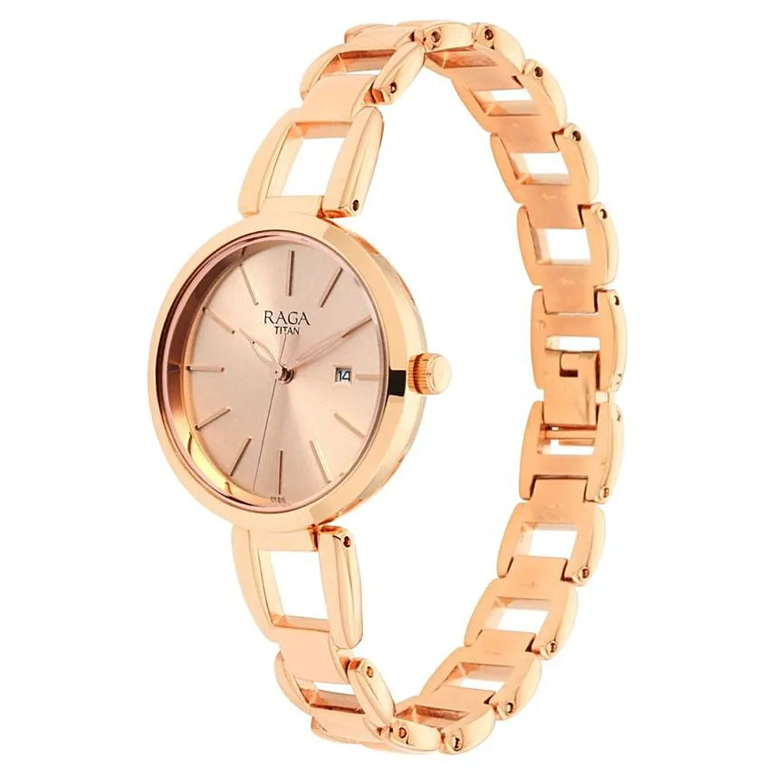 Titan Raga Rose Gold Watch for Her