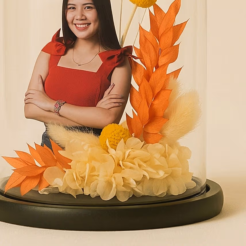 Personalised Preserved Flower Dome