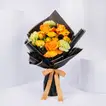 Vibrant Elegance: Exquisite Colorful Roses Bouquet