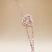 Omnia Eternal Glow Bracelet in 18K Rose Gold with Diamonds