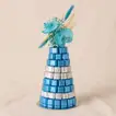 Blue & White Chocolates n Flowers Fountain