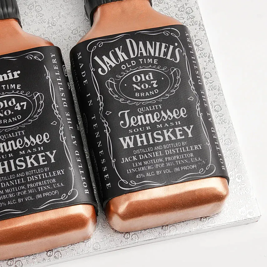 Jack Daniels Fondant Cake Chocolate