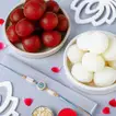 Exquisite Meenakari Rakhi with Premium Sweets Combo