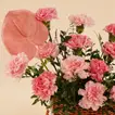 Charming Pink Blossom Basket