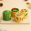Holly Jolly Mini Cake for Christmas - Set 4
