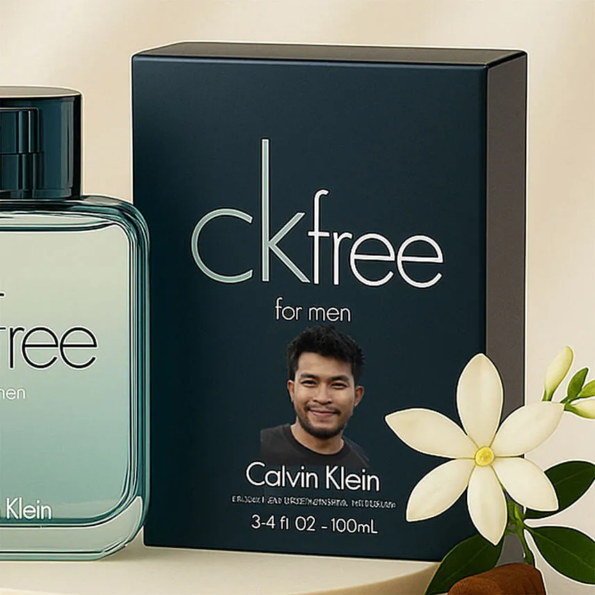 Personalised Ck Free Men by Calvin Klein for Him