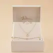 Police Pearl Heart Jewelry Set
