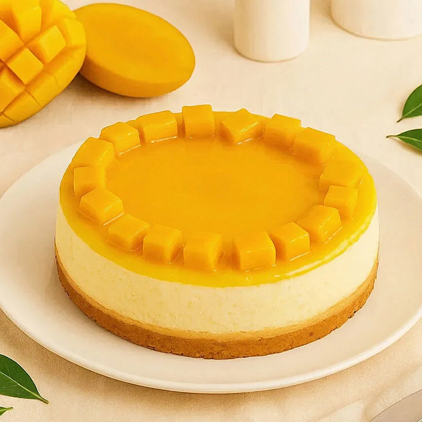 Mango Cheese Cakes 6 Inches