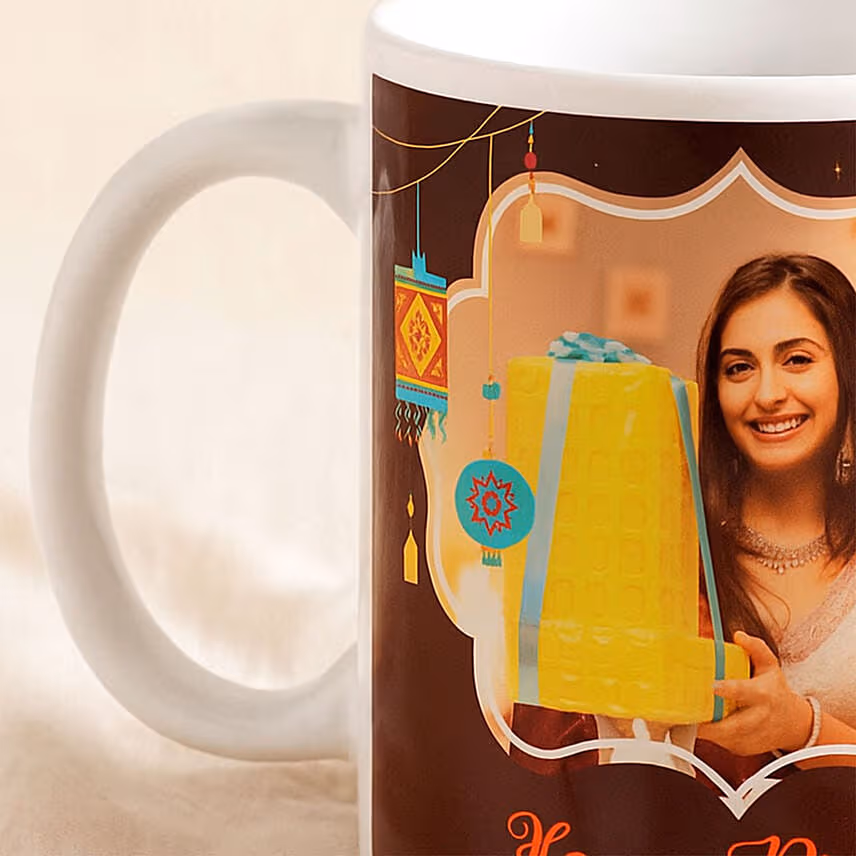 Personalised Deepavali White Ceramic Mug