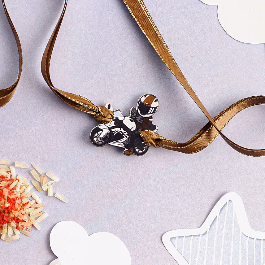 Adventure Rider Rakhi For Kids N Kaju Katli Delight
