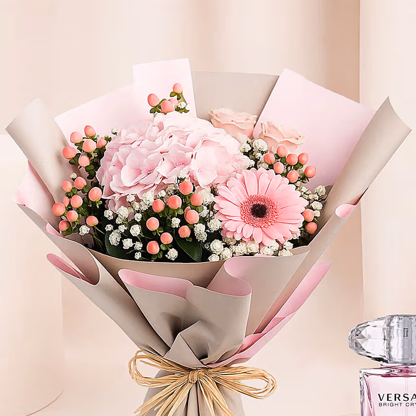 Flower and Perfume Bundle For Sister