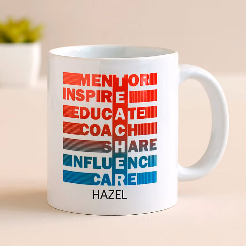 Personalised Happy Teacher's Day Mug
