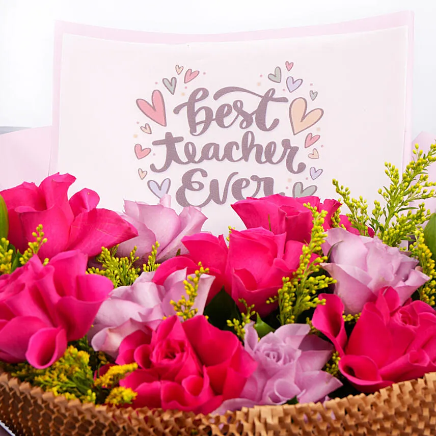Best Teacher Ever Flowers Bouquet