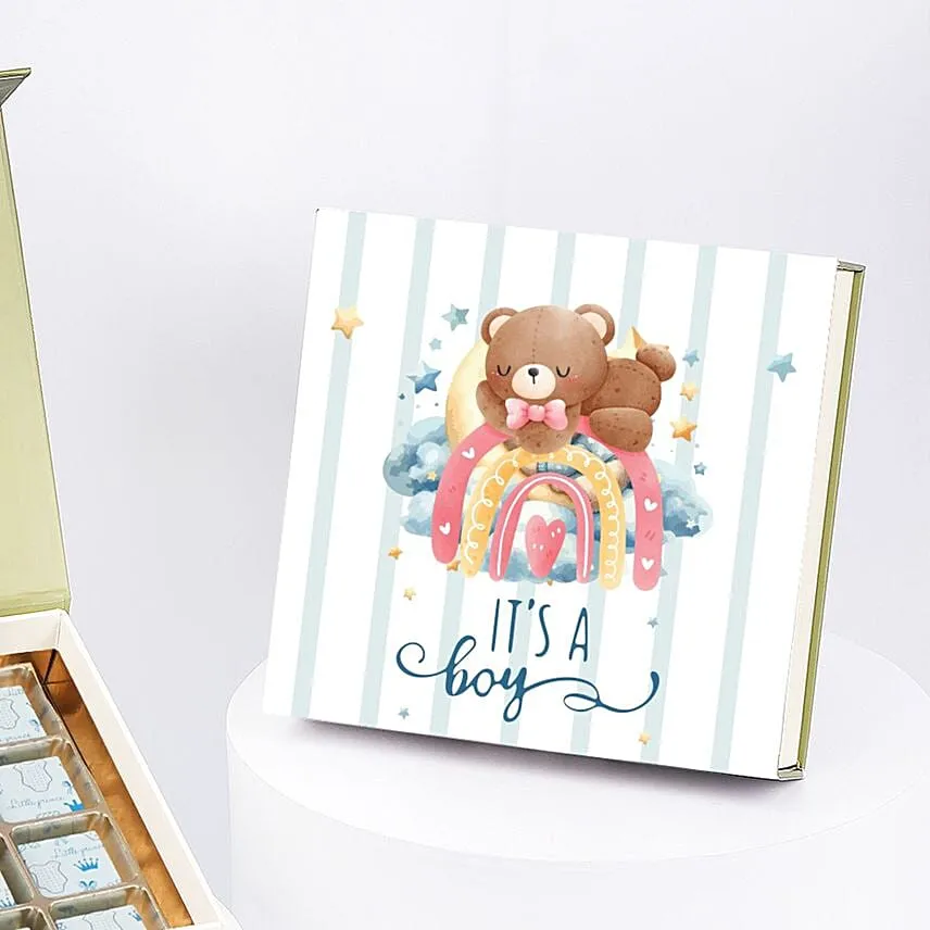 Baby Boy Congratulation Chocolate Box