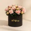 Elegant Carnations and Ferrero Rocher Chocolate Gift Box