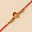 Charming Long Trunk Bal Ganesha Pearl Rakhi for Kids – Celebrate Raksha Bandhan with Elegance
