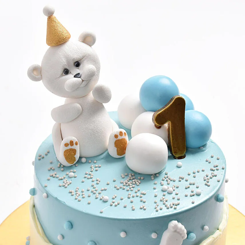 Baby Boy 1St Birthday Cake