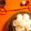 Sneh Rose Gold Rakhi with Premium Rasgullas - A Perfect Raksha Bandhan Gift