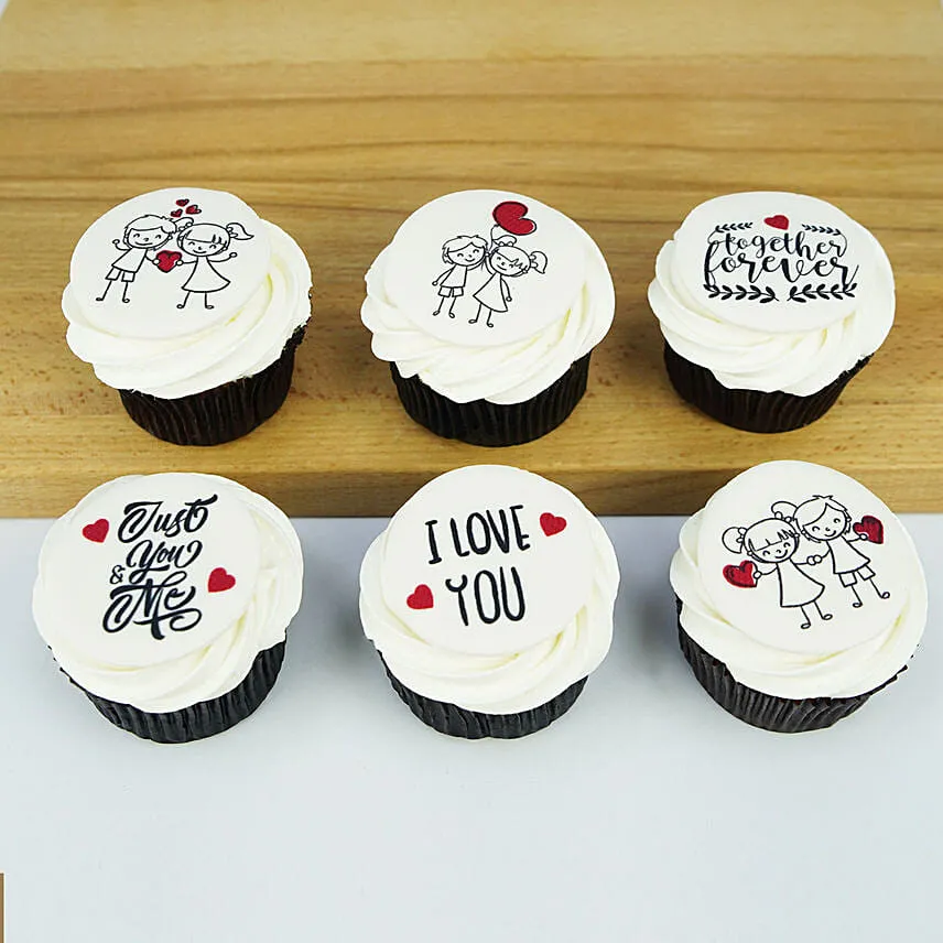Sweetness of Love Cup Cakes