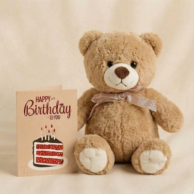 Birthday Gift Card n Teddy