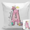 Personalized Easter Name Initial Mug and Cushion Set