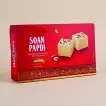 250g Soan Papdi - Traditional Indian Flaky Sweet with Almonds & Pistachios