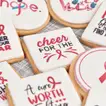Breast Cancer Awareness Pink Ribbon Butter Cookies Gift Set
