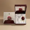 Elegant Gift Set: Red Tulips and Ajmal Perfumes Dur Al Khaleej Collection