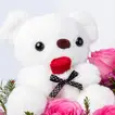 Teddy & Roses Hug Delight Box - Romantic Gift Set with Chocolates