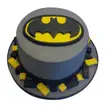 Round Batman Cake