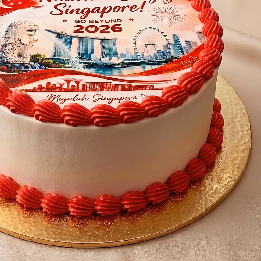 National Day Red Velvet Cake