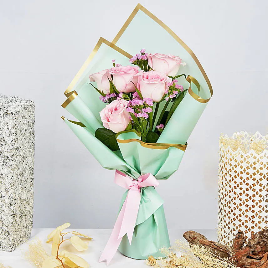 Pink Roses Beauty Bouquet